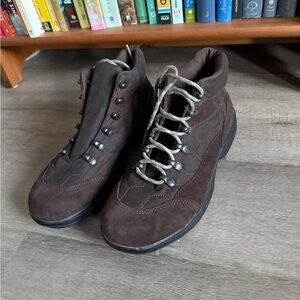 Wonderlust Gorp-Core Leather Brown Boots